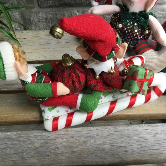 Cute Christmas elves, 4 in set - Picture 4 of 4